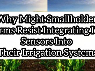 Why might smallholder farms resist integrating IoT sensors into their irrigation systems
