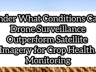 Under What Conditions Can Drone Surveillance Outperform Satellite Imagery for Crop Health Monitoring