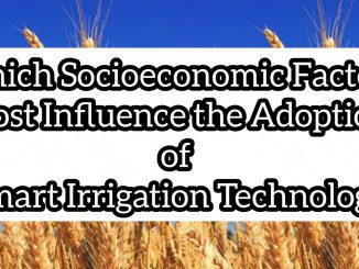 Which Socioeconomic Factors Most Influence the Adoption of Smart Irrigation Technology