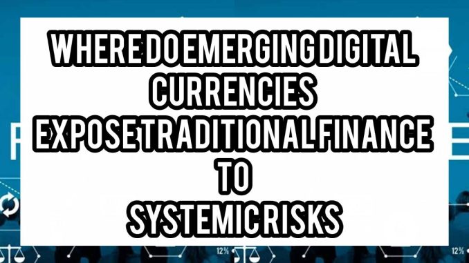 Where Do Emerging Digital Currencies Expose Traditional Finance to Systemic Risks