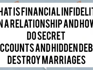 What Is Financial Infidelity in a Relationship and How Do Secret Accounts and Hidden Debt Destroy Marriages